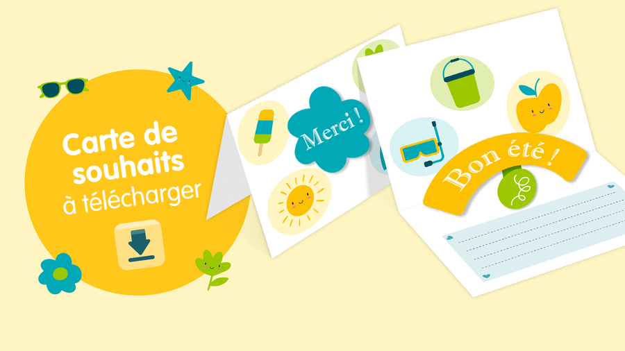 Carte de souhaits à télécharger