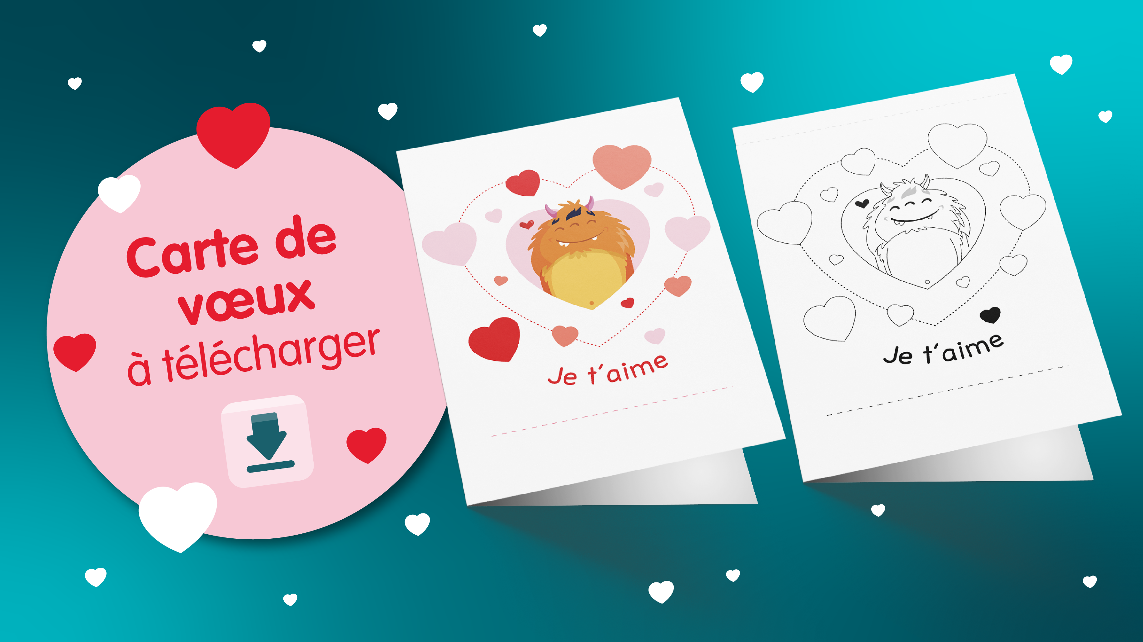 Carte Saint Valentin 2024