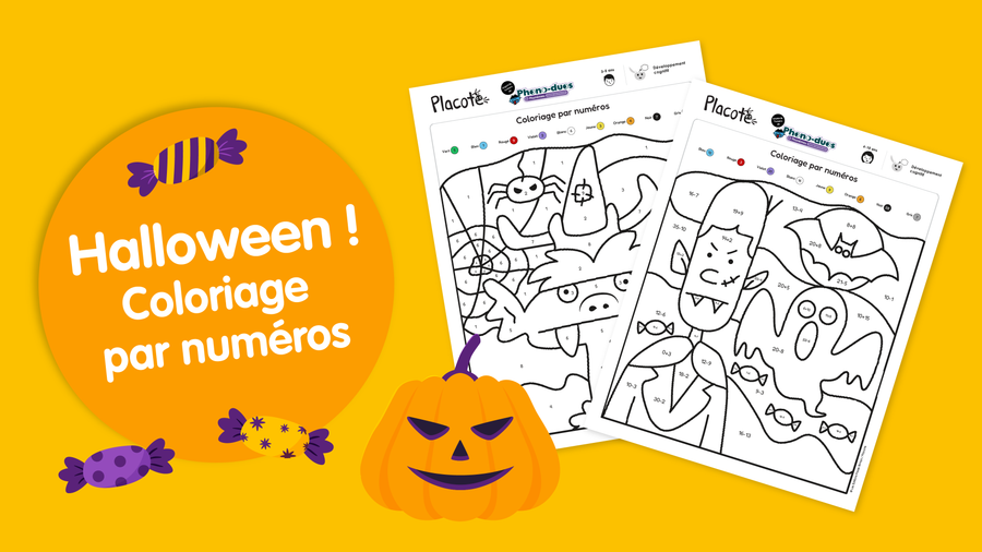 Coloriage par numéros à imprimer