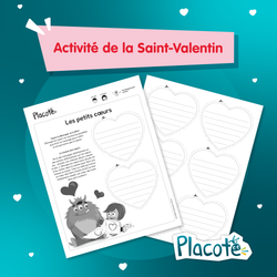 Cœurs à personnaliser et à découper - Saint-Valentin 2024