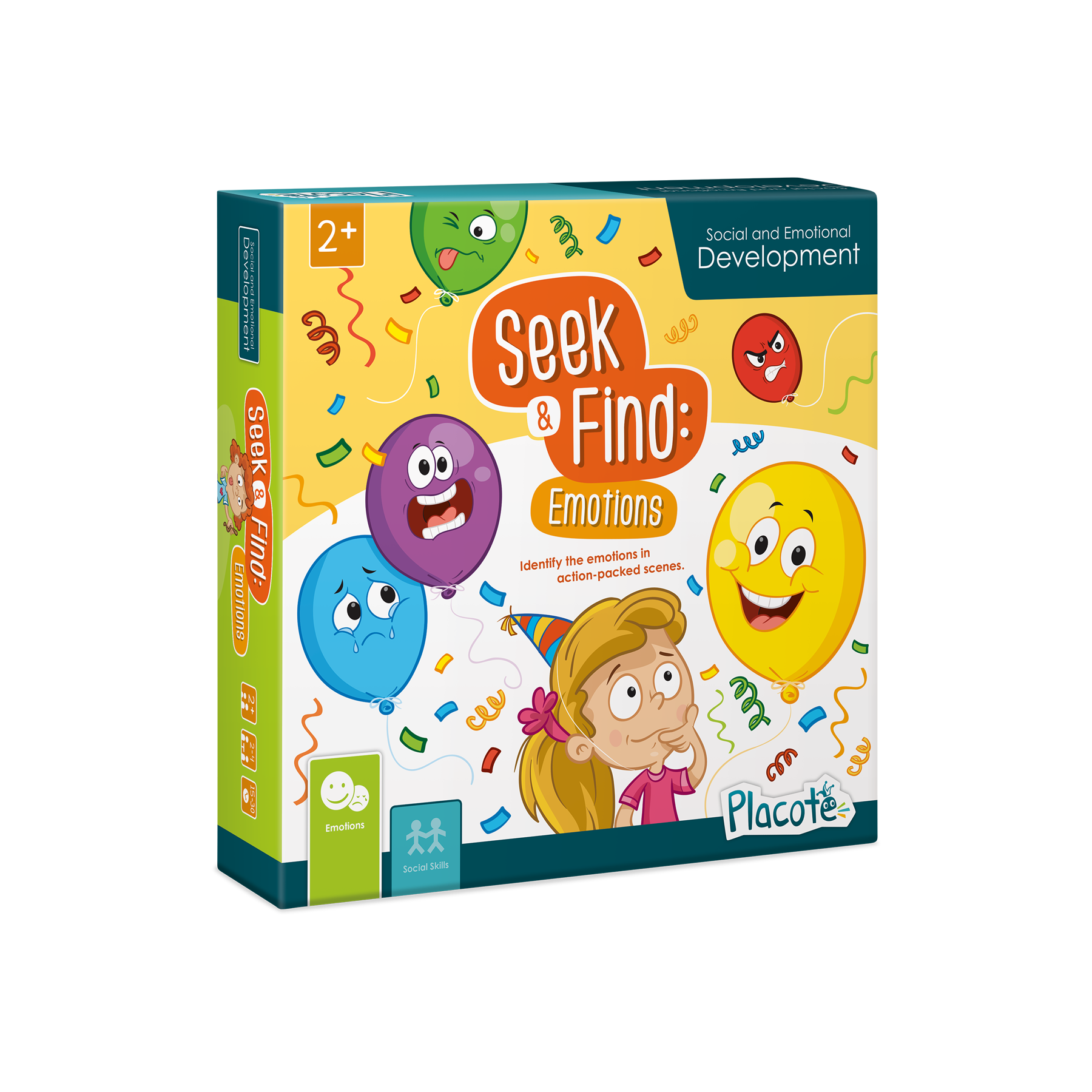 Seek & Find: Emotions - Educational Game 2 to 4 years old - Placote