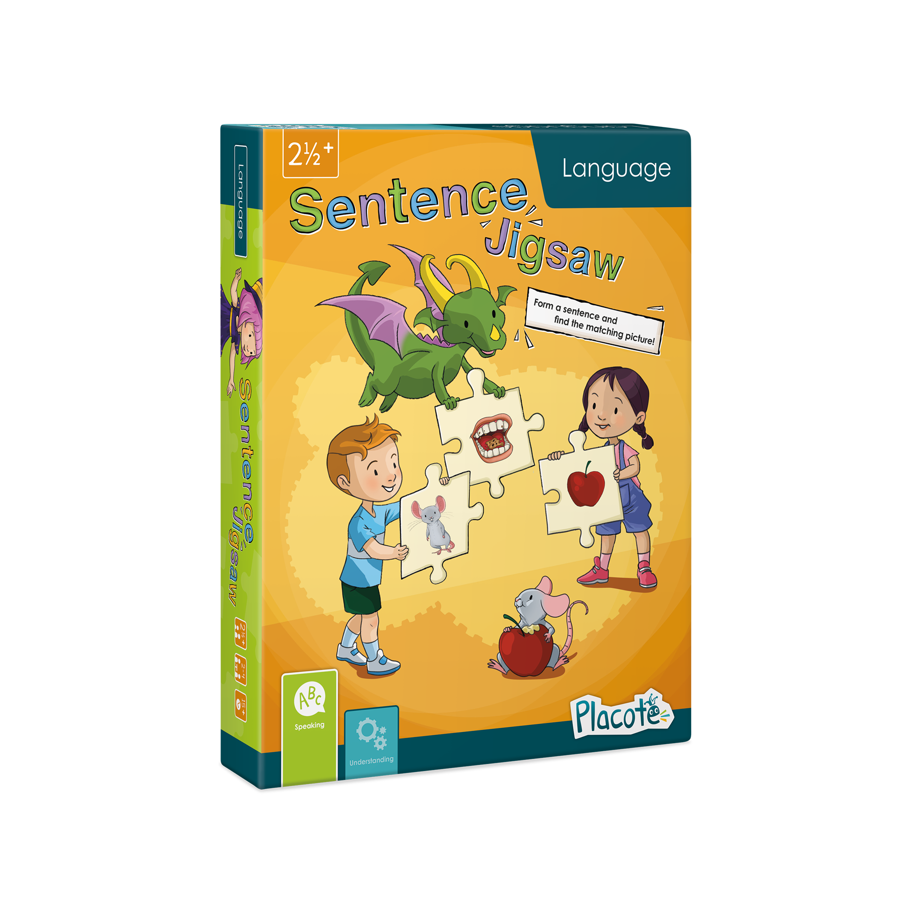 Sentence Jigsaw Educational Game 2½ to 4½ years old Placote