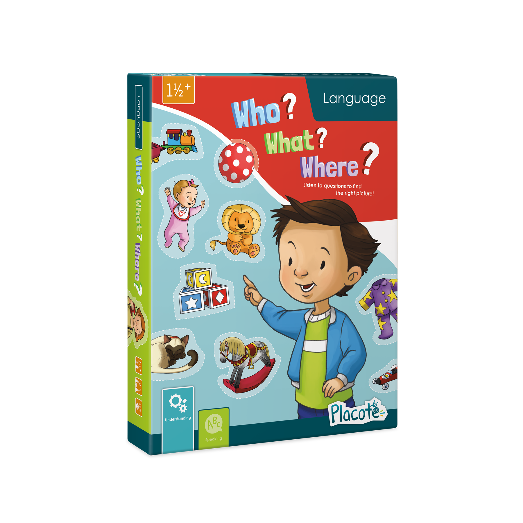 Who What Where Educational Game 1 To 3 Years Old Placote Who What Where Educational Game 1 To 3 Years Old Placote