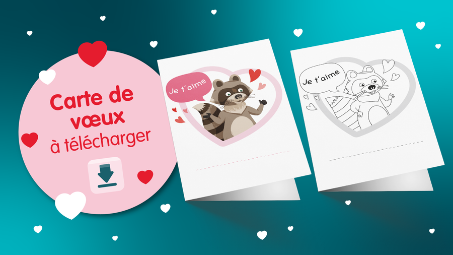 Carte de Saint-Valentin à imprimer