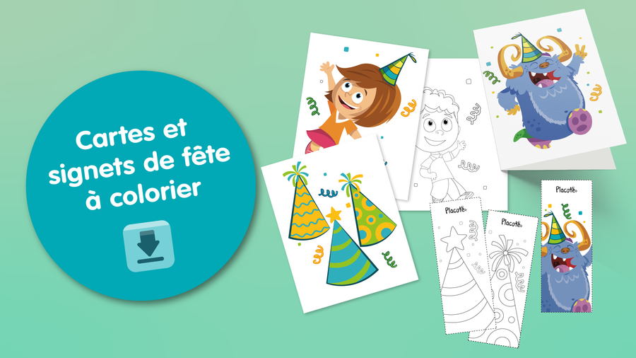 Coloriages à imprimer - Spécial anniversaire