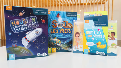 Comment sont conçus les jeux de la collection Développement psychosexuel?