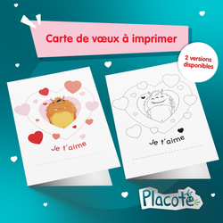 Carte de vœux - Saint-Valentin 2024