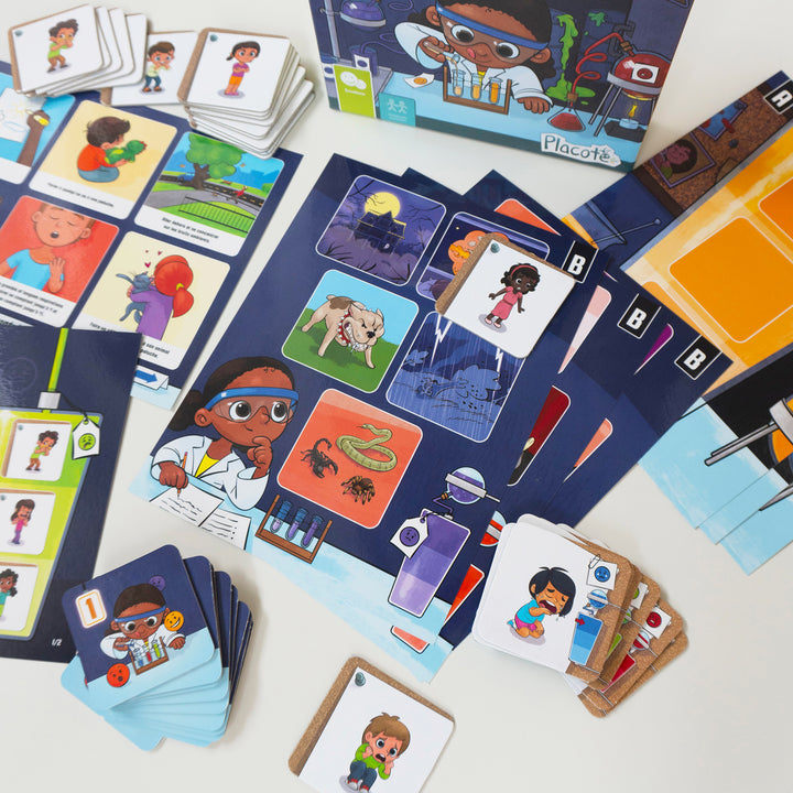 Jouet D'apprentissage Socio-émotionnel - Visages En Feutre à Personnaliser - Jeu éducatif Multijoueur