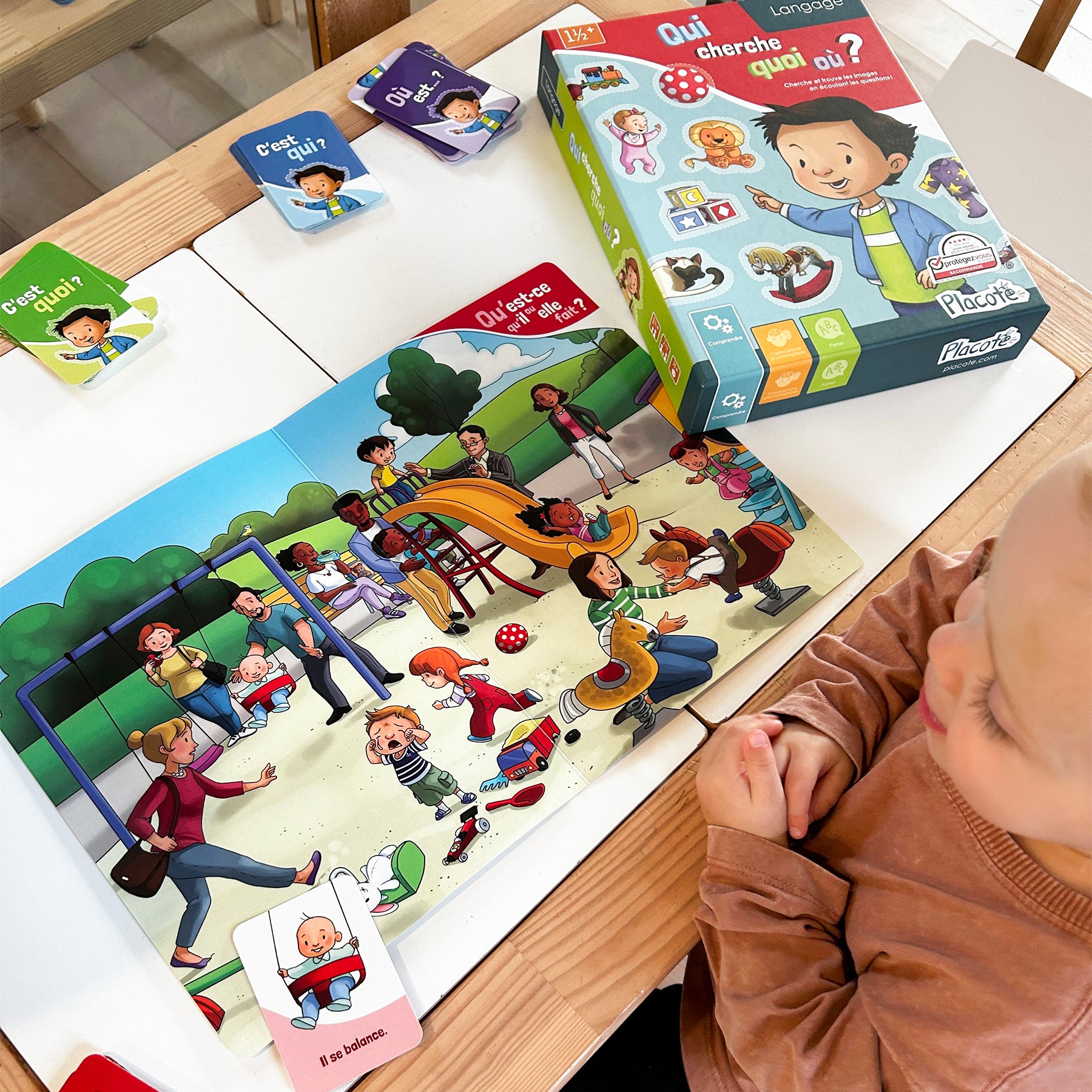 Jeu - Qui cherche quoi où? – La p'tite griffe Jeu - Qui cherche quoi où? – La p'tite griffe