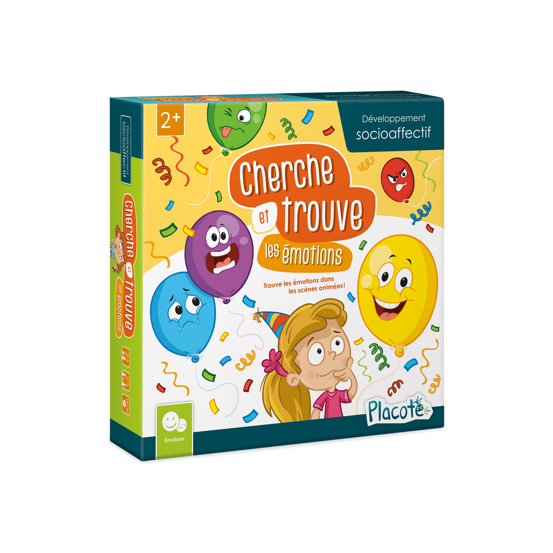 EMOTIO Mon 1er Jeu Des émotions – 32 Cartes De Paires, Apprendre à Reconnaître Et Gérer Ses émotions, Dès 3 Ans