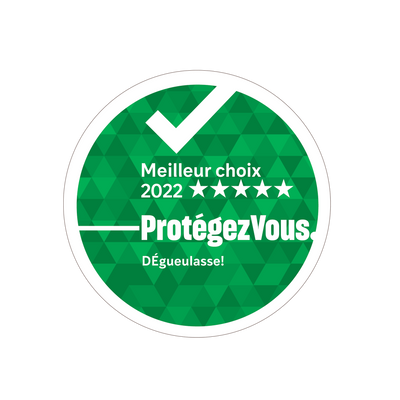 DÉgueulasse! - Sceau « Meilleur choix ProtégezVous » (5 étoiles) - 2022