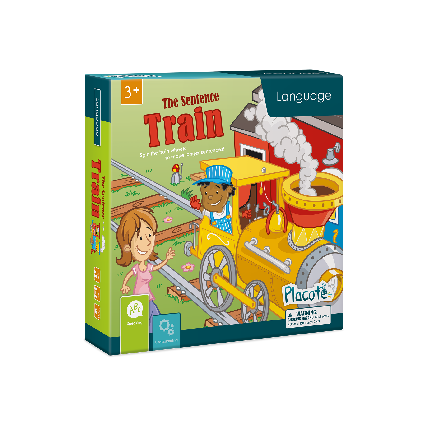 Sentence Writing Activity Train The Sentence Train - Educational Game 3 to 5 years old - Placote